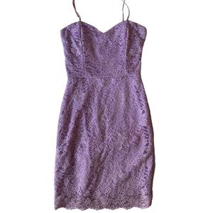 Purple Floral Lace Spaguetti Strap Mini Dress Charlotte Russe Women S